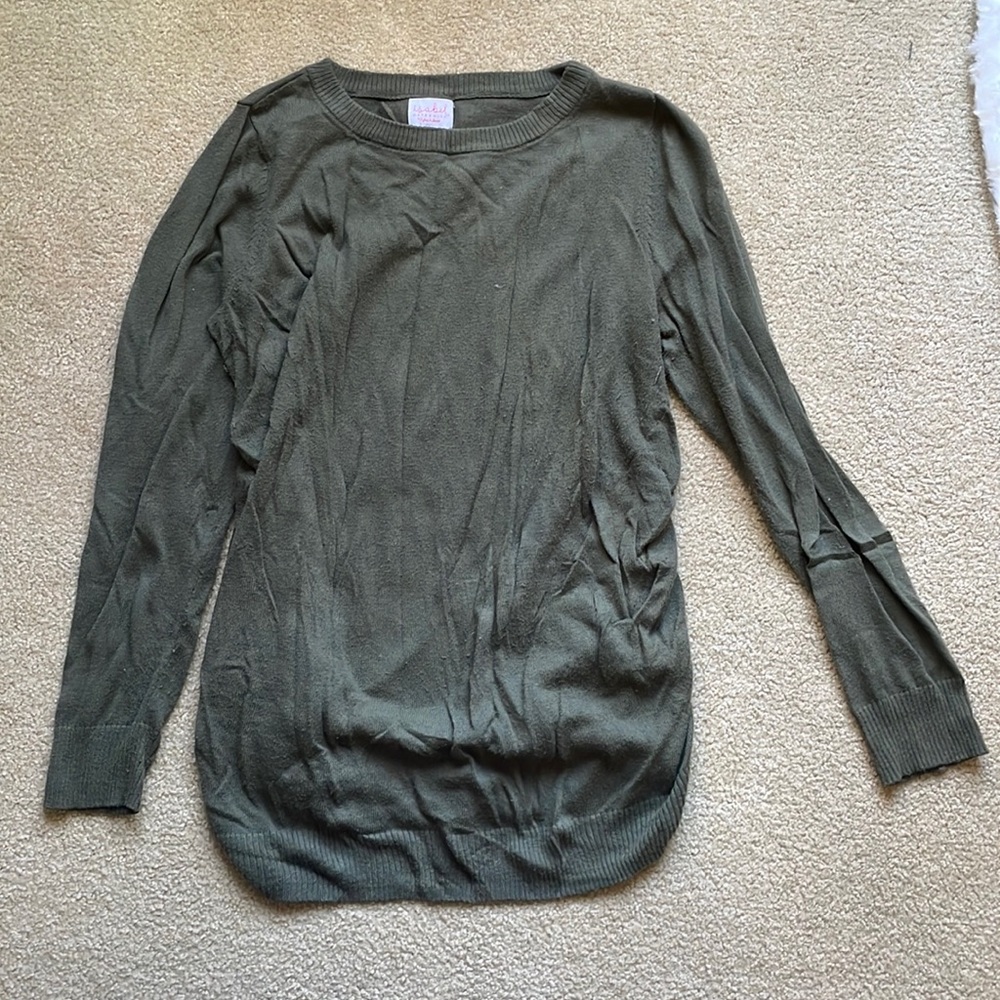 Maternity knit top